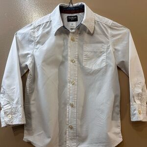 OshKosh B'gosh White Button-Down Boys' Shirt